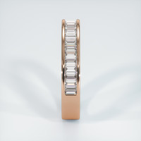 14K Rose Gold Diamond Channel Wedding Band Image