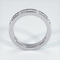 18K White Gold Diamond Channel Wedding Band Image
