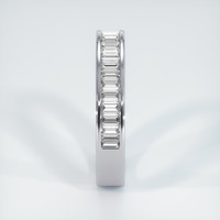18K White Gold Diamond Channel Wedding Band Image