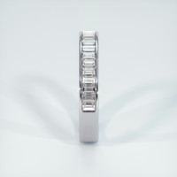 18K White Gold Diamond Channel Wedding Band Image