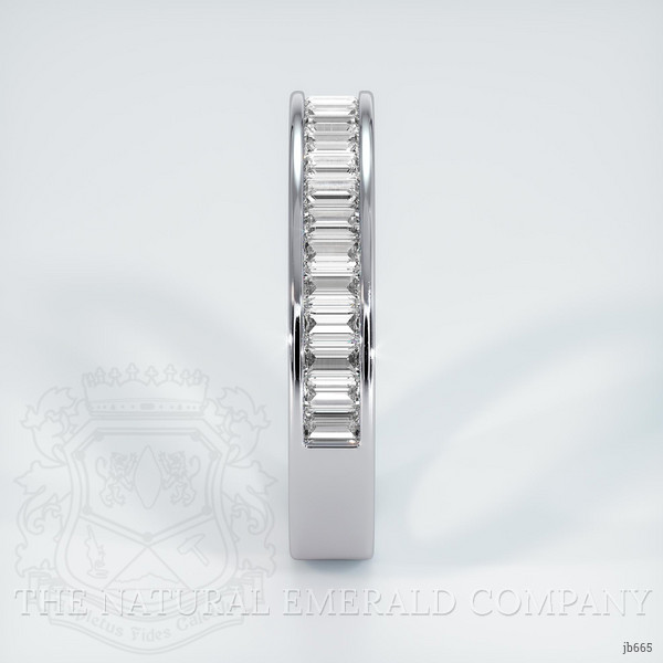 18K White Gold Diamond Channel Wedding Band
