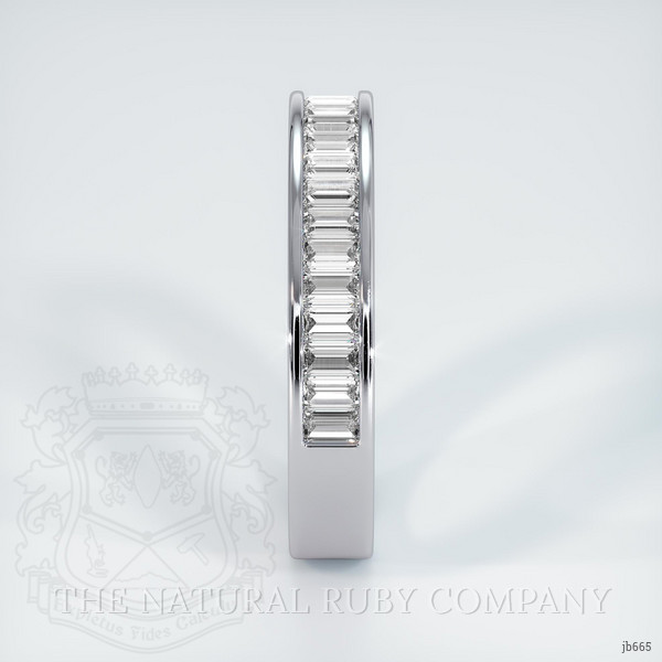 18K White Gold Diamond Channel Wedding Band