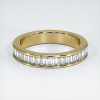 14K Yellow Gold Diamond Channel Wedding Band Video