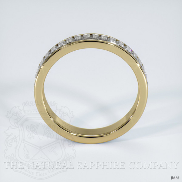 14K Yellow Gold Diamond Channel Wedding Band