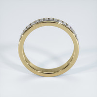 18K Yellow Gold Diamond Channel Wedding Band Image