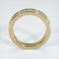 18K Yellow Gold Diamond Channel Wedding Band Image