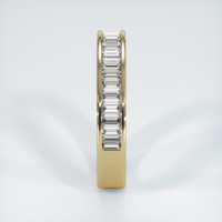 18K Yellow Gold Diamond Channel Wedding Band Image