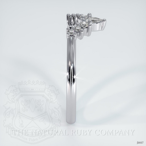 Platinum 950 Diamond and Diamond and Diamond Prong Wedding Band