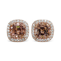 Tourmaline 18K Rose Gold earring