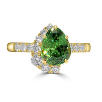 Demantoid Garnet 18K Rose Gold ring