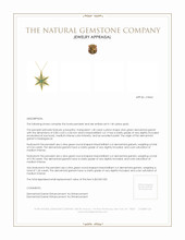 1.40 Ct. Demantoid Garnet Demantoid Garnet Halo Pendant, 14K Yellow Gold Appraisal