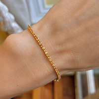 2.13 Ct.Tw. Citrine Rose Gold bracelet