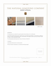 1.79 Ct.Tw. Aquamarine Tennis/Riviere Bracelet, 14K White Gold Appraisal