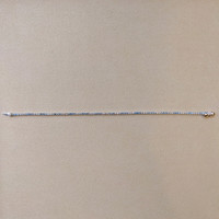 0.88 Ct.Tw. Aquamarine Natural Diamond Tennis/Line Bracelet, 14K White Gold Life Style