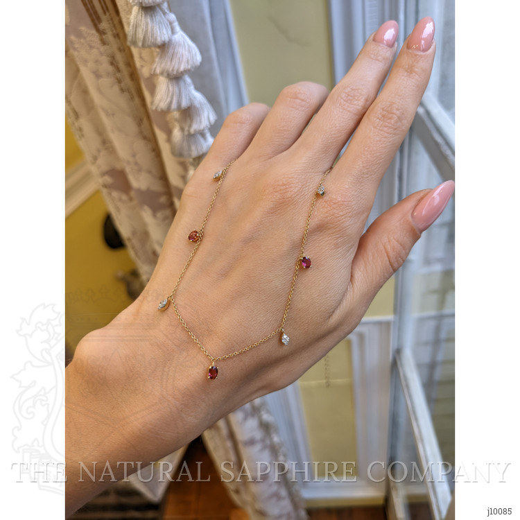 1.35 Ct. Tourmaline Natural Diamond Accent Stones Necklace, 14K Yellow Gold