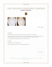 3.80 Ct. Peridot Accent Stones Necklace, 14K Yellow Gold Appraisal