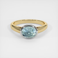1.74 Ct. Sapphire 14K Yellow & White ring