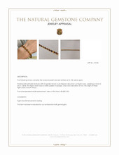 20.21 Ct.Tw.Total Carat Weight Tiger's Eye Bezel Bracelet, 18K Yellow Gold Appraisal