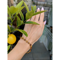 20.21 Ct.Tw. Tiger's Eye Bezel Bracelet, 18K Yellow Gold Life Style