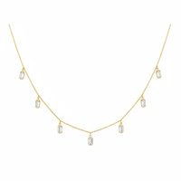 2.11 Ct. Moonstone 18K Yellow Gold necklace