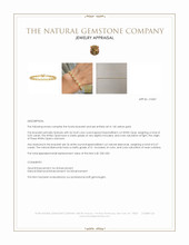 5.05 Ct.Tw.Total Carat Weight Multi Color Opal and Natural Diamond Accent Stones Bracelet, 14K Yellow Gold Appraisal