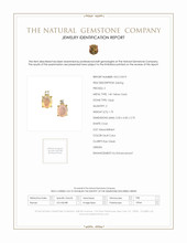 1.75 Ct.Tw.Total Carat Weight Opal Natural Diamond Studs Earrings, 14K Yellow Gold Scan Report