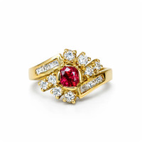 0.60 Ct. Ruby 14K Yellow Gold ring