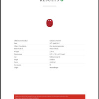 2.34 Ct. Ruby and Natural Diamond Three Stone Ring, 18K Yellow Gold Scan Report