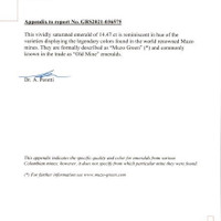 14.47 Ct. Emerald Natural Diamond Pave Ring, Platinum 950 Scan Report