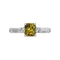 Chrysoberyl Platinum 950 ring