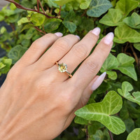1.48 Ct. Chrysoberyl Solitaire Ring, 14K Yellow Gold Life Style