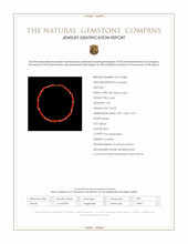 156.95 Ct. Red Coral and White Freshwater Pearl Multi Stone Necklace, 18K Yellow Gold Scan Report