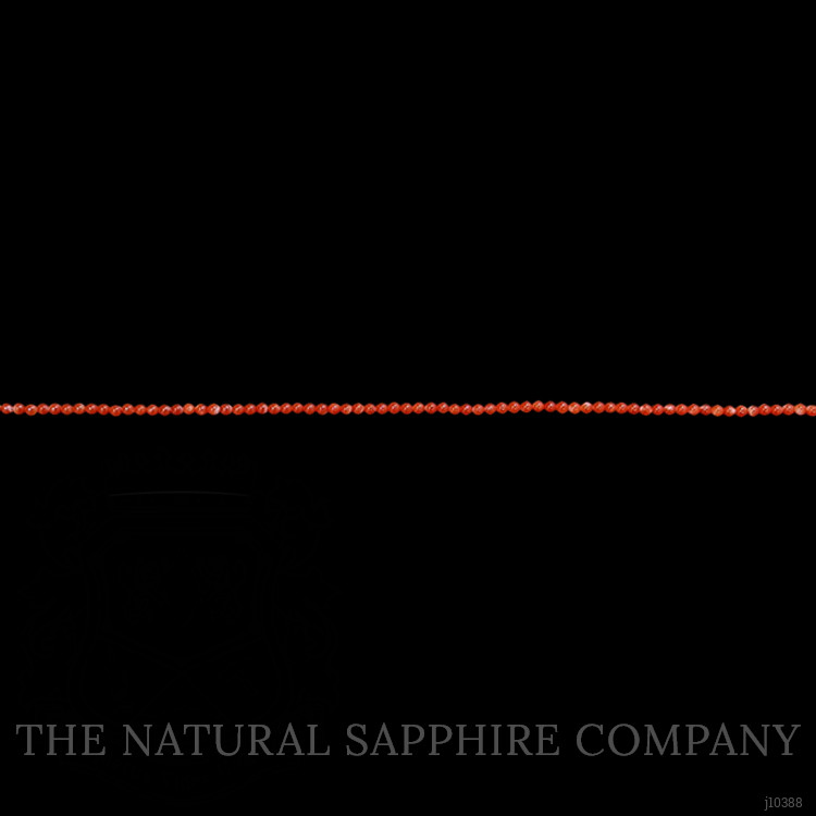 47.38 Ct. Coral Multi Stone Necklace, 18K Yellow Gold