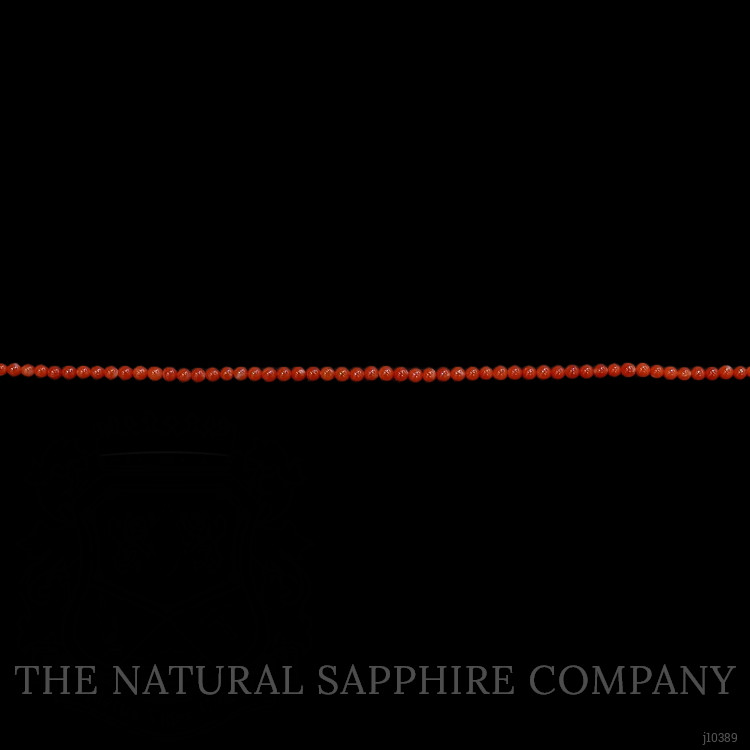 57.05 Ct. Coral Multi Stone Necklace, 18K Yellow Gold