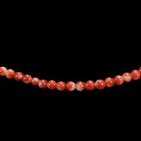 52.50 Ct. Coral Multi Stone Necklace, 18K White Gold Image