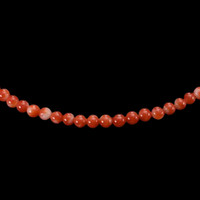 52.85 Ct. Coral Multi Stone Necklace, 18K Yellow Gold Image