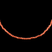 38.11 Ct. Coral Multi Stone Necklace, 18K White Gold Video