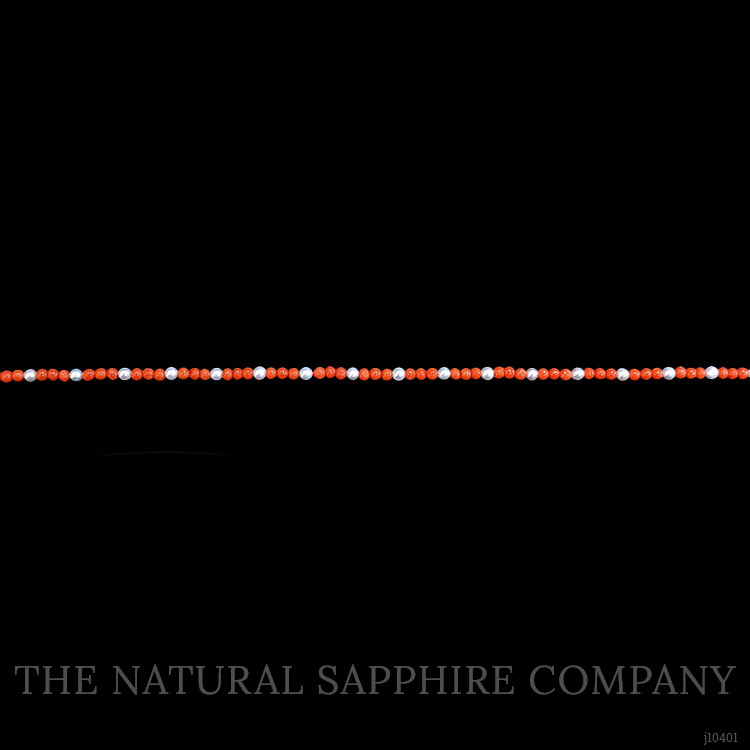 15.85 Ct. Coral Pearl Multi Stone Necklace, 18K Yellow Gold