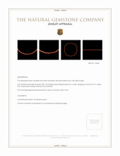 31.61 Ct. Coral Multi Stone Necklace, 18K Yellow Gold Appraisal