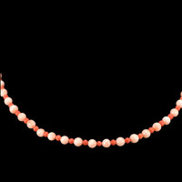 36.02 Ct. Coral Coral Multi Stone Necklace, 18K Yellow Gold Video