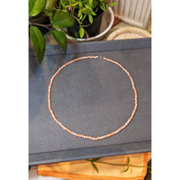 47.21 Ct. Coral Multi Stone Necklace, 18K White Gold Life Style