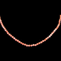 39.14 Ct. Coral Multi Stone Necklace, 18K White Gold Video