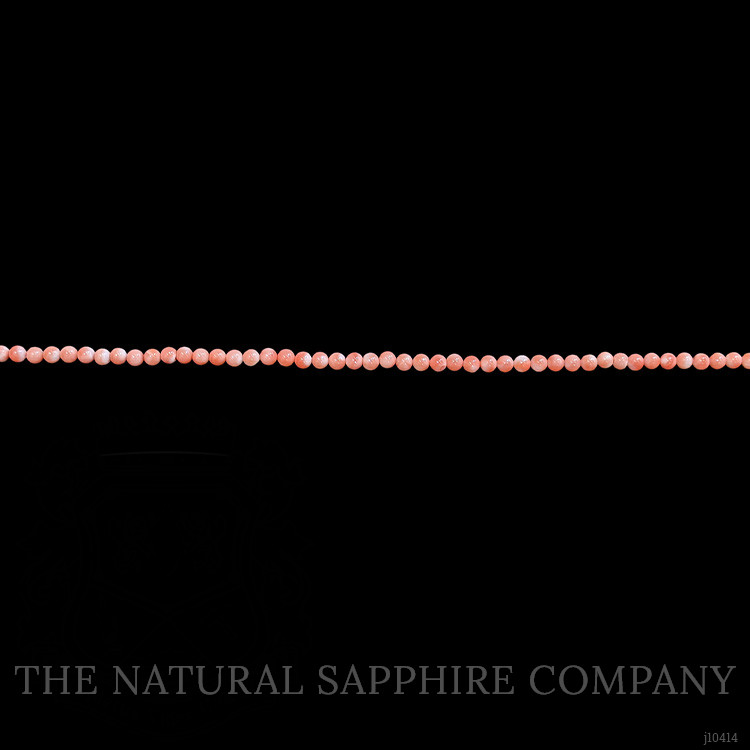 50.18 Ct. Coral Multi Stone Necklace, 18K Yellow Gold