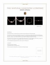 30.71 Ct. Pearl Coral Multi Stone Necklace, 18K Yellow Gold Appraisal