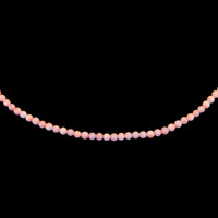 19.25 Ct. Coral Multi Stone Necklace, 18K White Gold Image