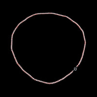 19.25 Ct. Coral Multi Stone Necklace, 18K White Gold Image