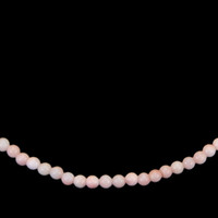 45.52 Ct. Coral Multi Stone Necklace, 18K White Gold Image