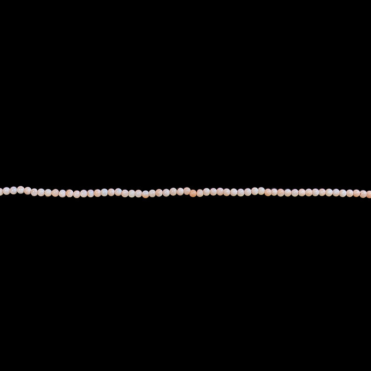 45.52 Ct. Coral Multi Stone Necklace, 18K White Gold