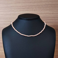 37.20 Ct. Coral Multi Stone Necklace, 18K White Gold Life Style