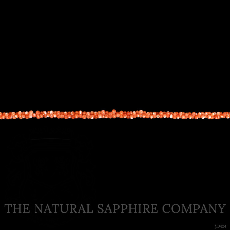 117.45 Ct. Coral Multi Stone Necklace, 18K Yellow Gold